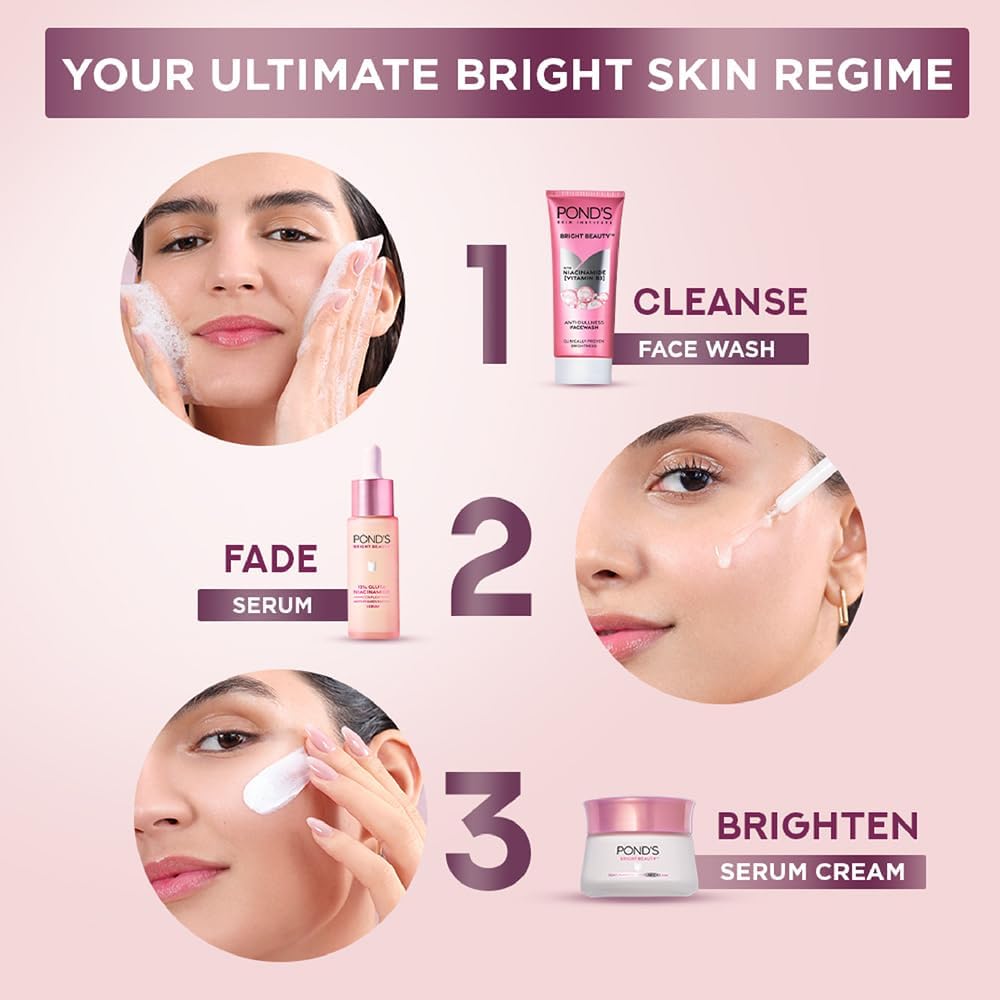 Pond's Bright Beauty Face Wash travel-friendly tube ready for on-the-go