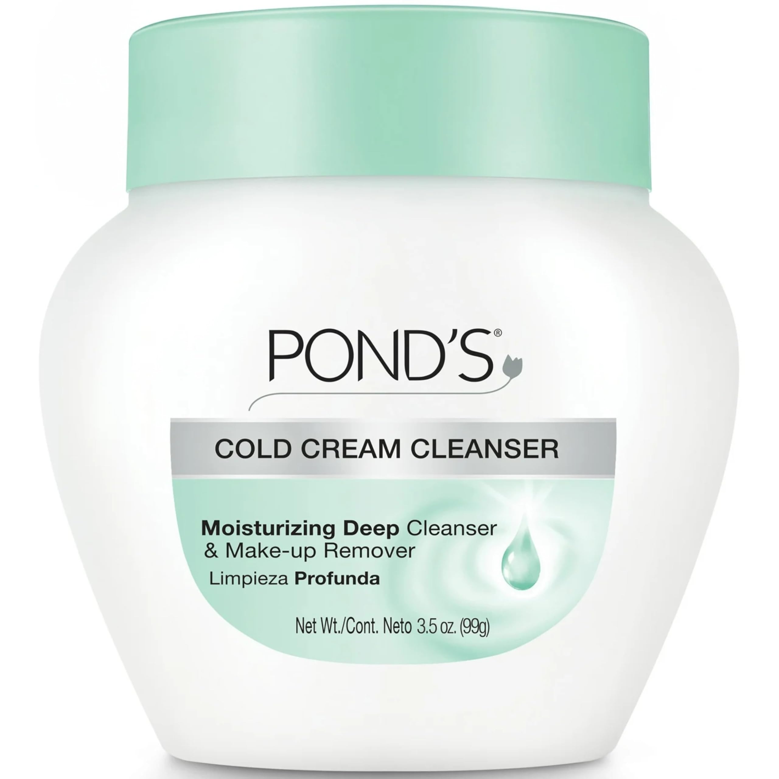 POND'S Cold Cream Cleanser four-pack image showing affordable makeup removal and hydration.