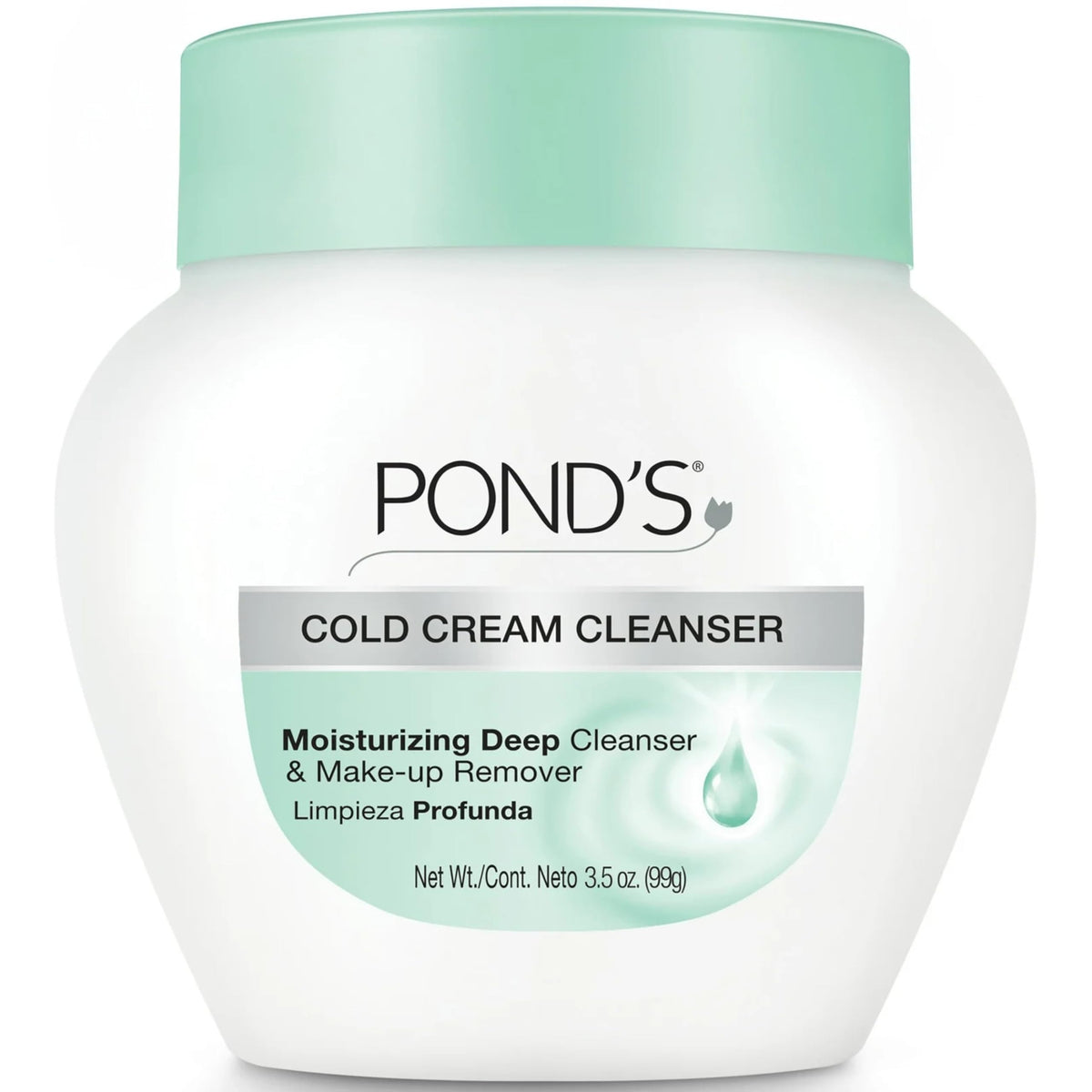 POND'S Cold Cream Cleanser four-pack image showing affordable makeup removal and hydration.