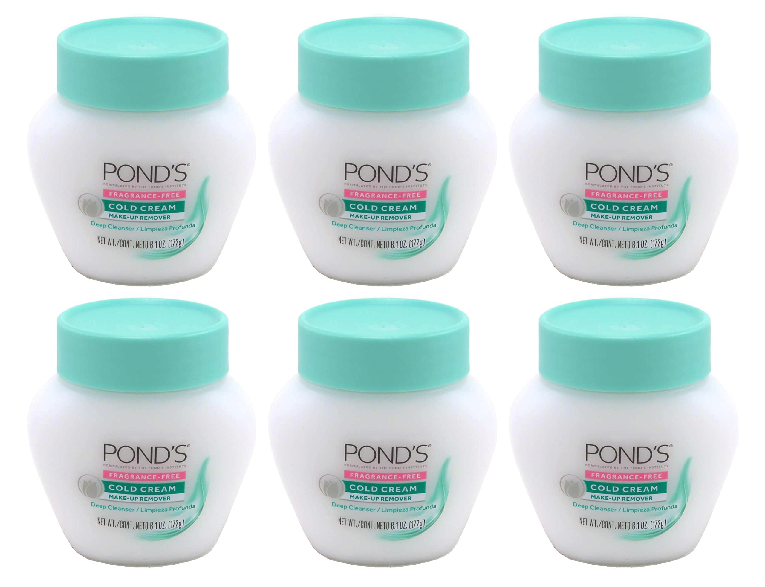 POND'S Cold Cream Make-Up Remover texture close-up reveals rich emollients for comfortable cleansing.