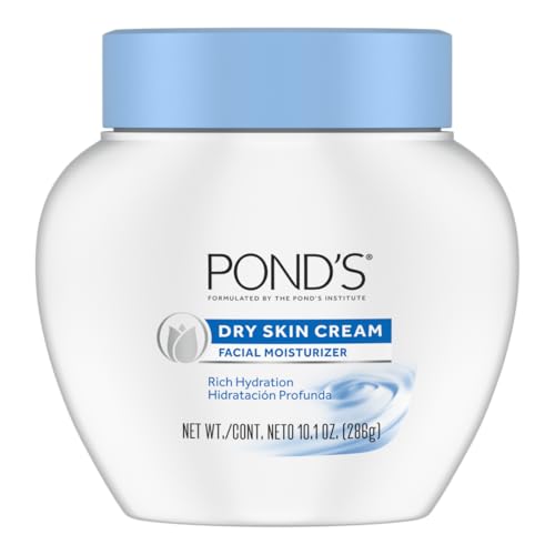 POND'S Dry Skin Cream jar close-up highlighting rich texture for deep moisturization
