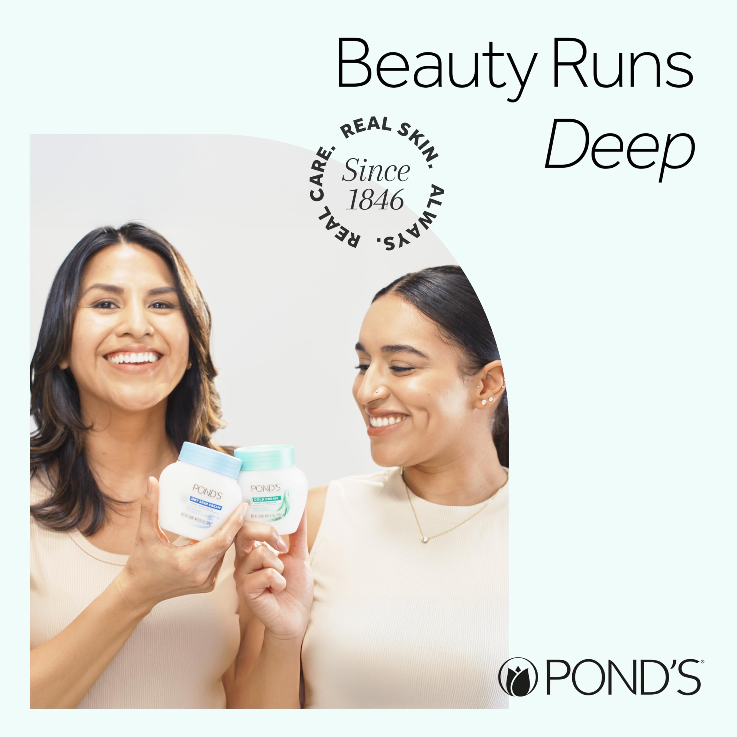 POND'S Rejuveness application motion with gentle circular massage on skin