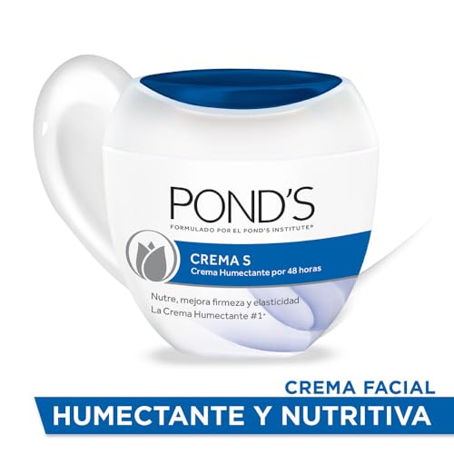 POND'S S Cream texture swatch showing creamy hydration