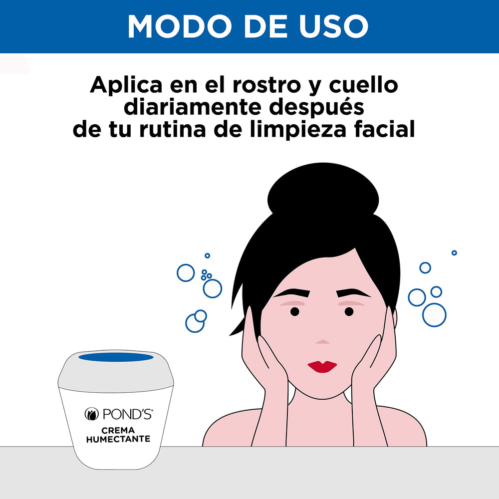 POND'S S Cream label closeup with usage directions