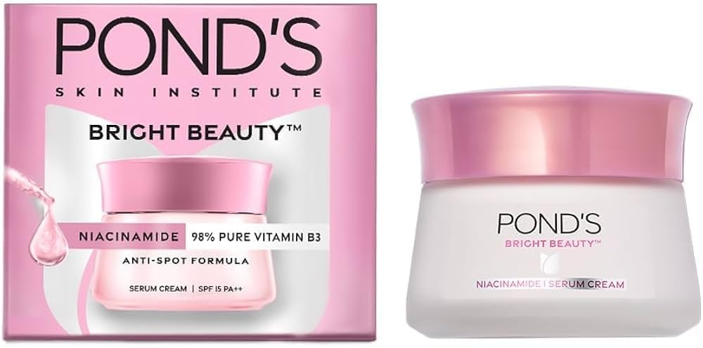 POND'S White Beauty Anti-Spot Day Cream jar with SPF 15 for daily brightness and protection