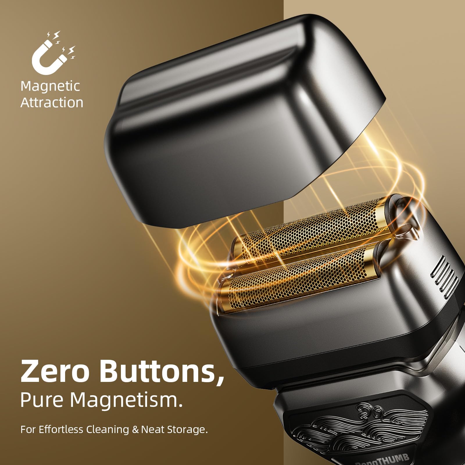 PongTHUMB travel lock feature helps safe packing during travel.