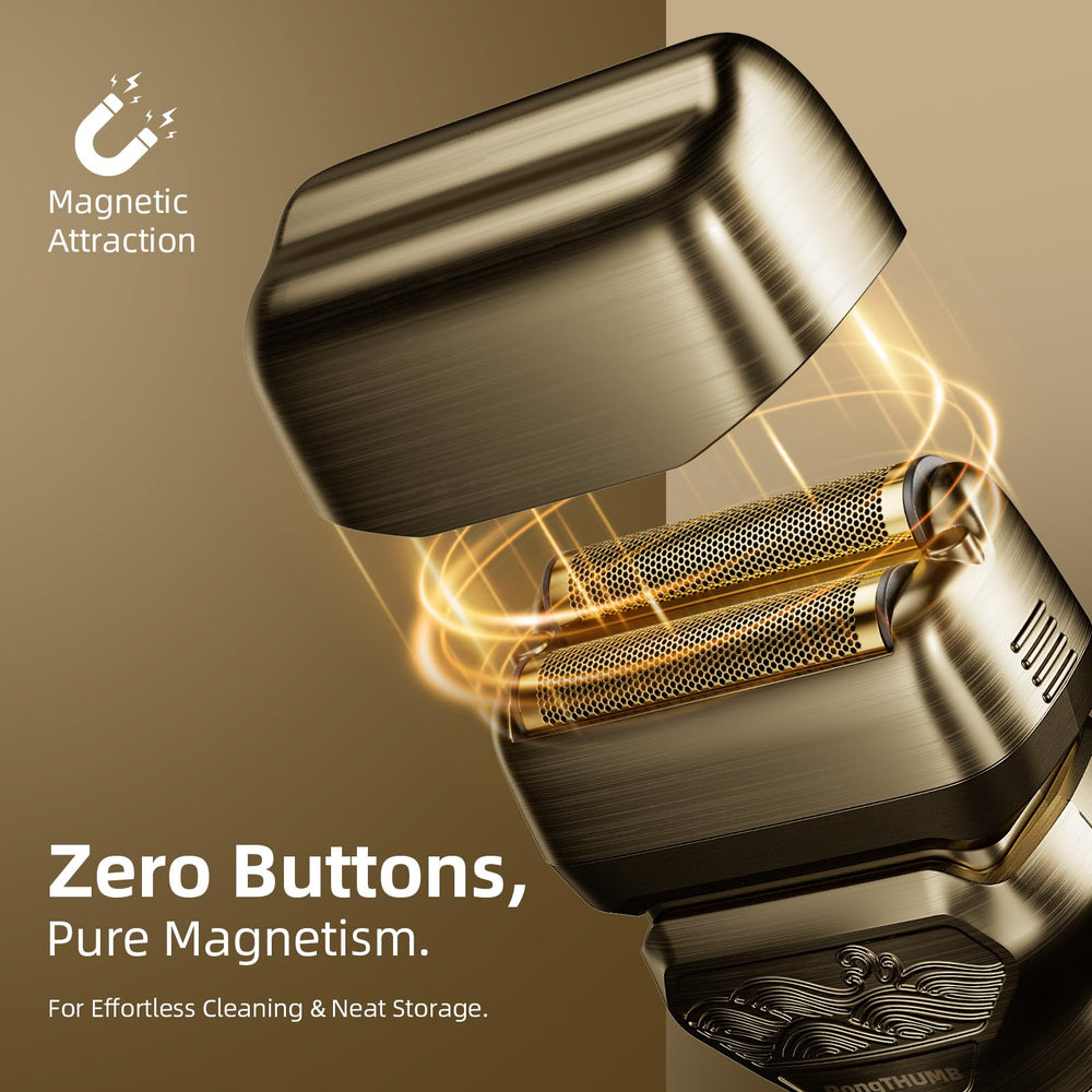 PongTHUMB travel-lock and USB-C charging enable easy on-the-go grooming.
