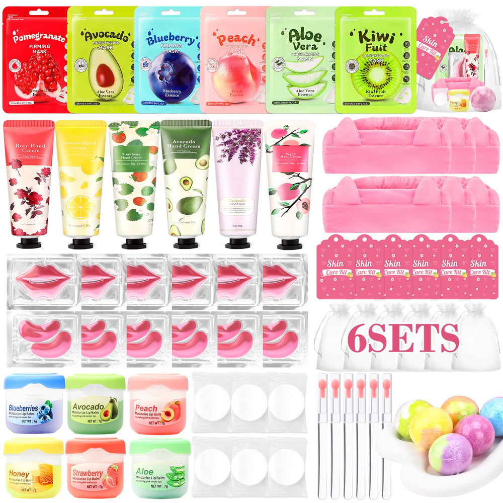 Ponhey spa party set with face masks for at home pampering and hydration.