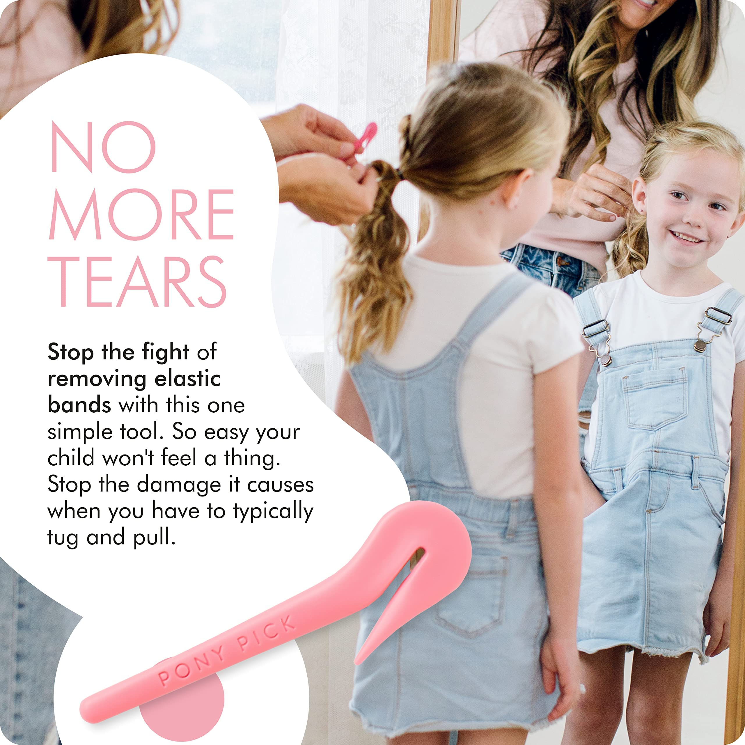 Pony Pick safe-design tool with hidden blade for kids.