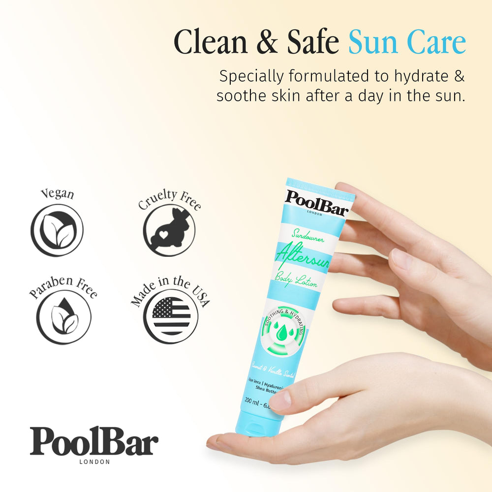 PoolBar Sundowner coconut vanilla fragrance evokes tropical post-sun mood