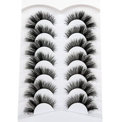Pooplunch 8D Cat Eye Lashes flexible cotton band for comfortable wear