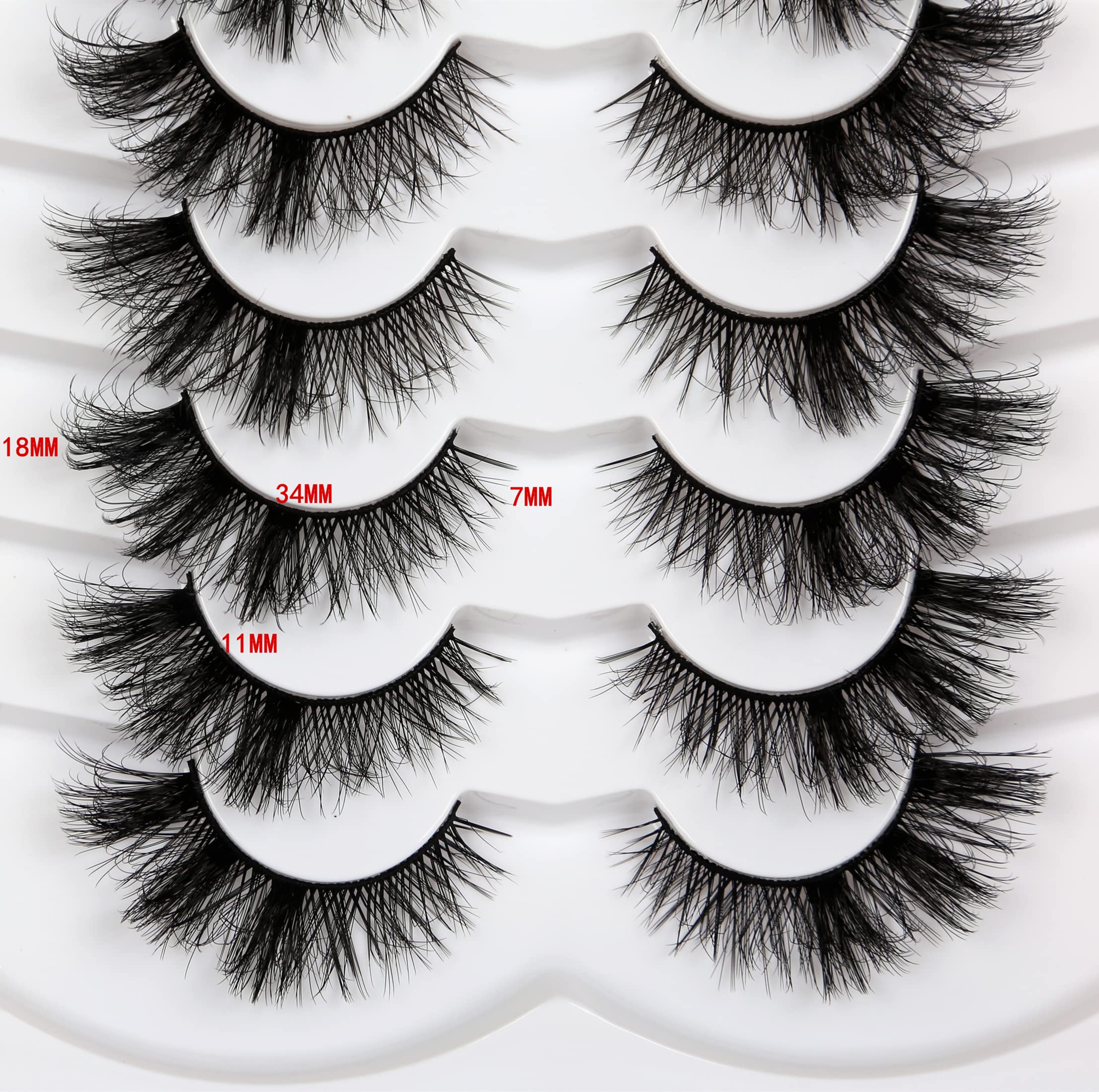 Pooplunch 8D Cat Eye Lashes winged outer corners for dramatic eye shape