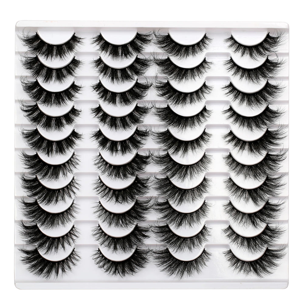 Pooplunch 8D cat-eye lashes for bold, eye-opening style that lasts all day.