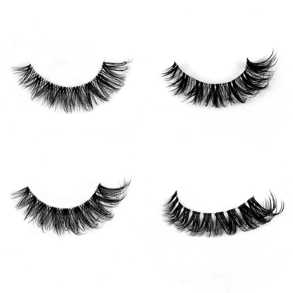 Pooplunch 8D faux mink lashes deliver luxurious fullness.