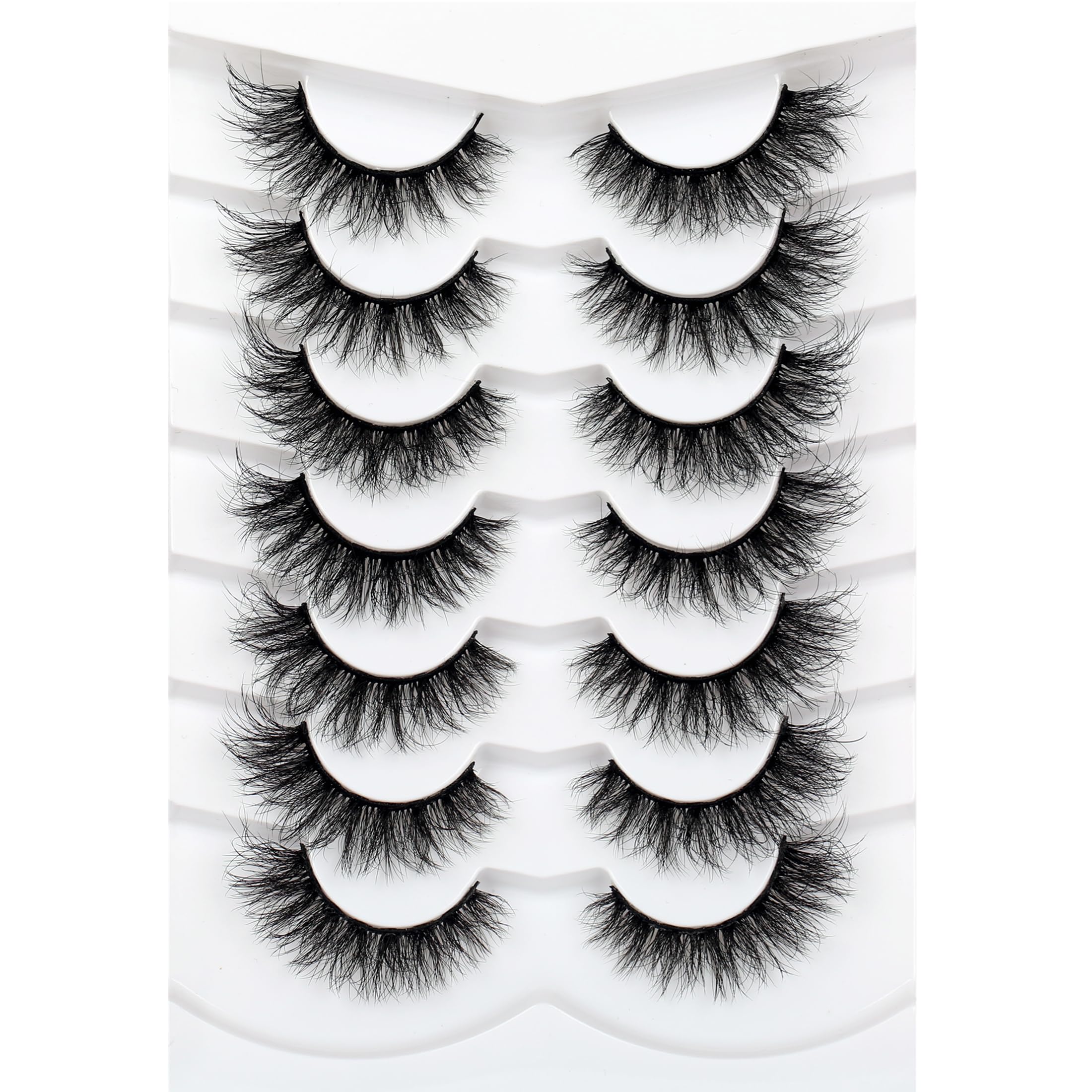 Pooplunch cat-eye lashes 8D silk for dramatic definition and fluttery volume