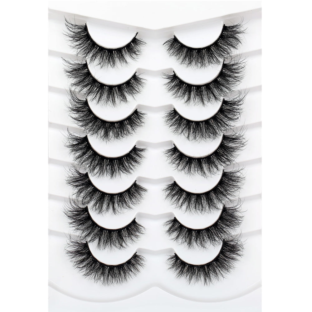 Pooplunch cat-eye lashes 8D silk for dramatic definition and fluttery volume