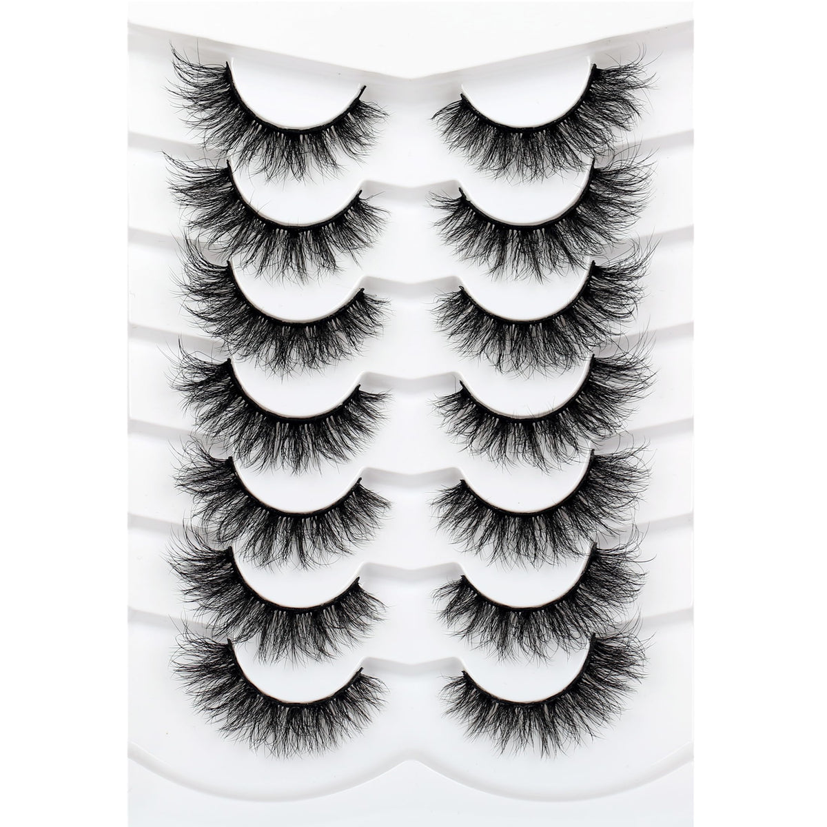 Pooplunch cat-eye lashes 8D silk for dramatic definition and fluttery volume