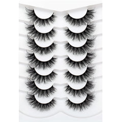 Pooplunch cat-eye lashes 8D silk for dramatic definition and fluttery volume