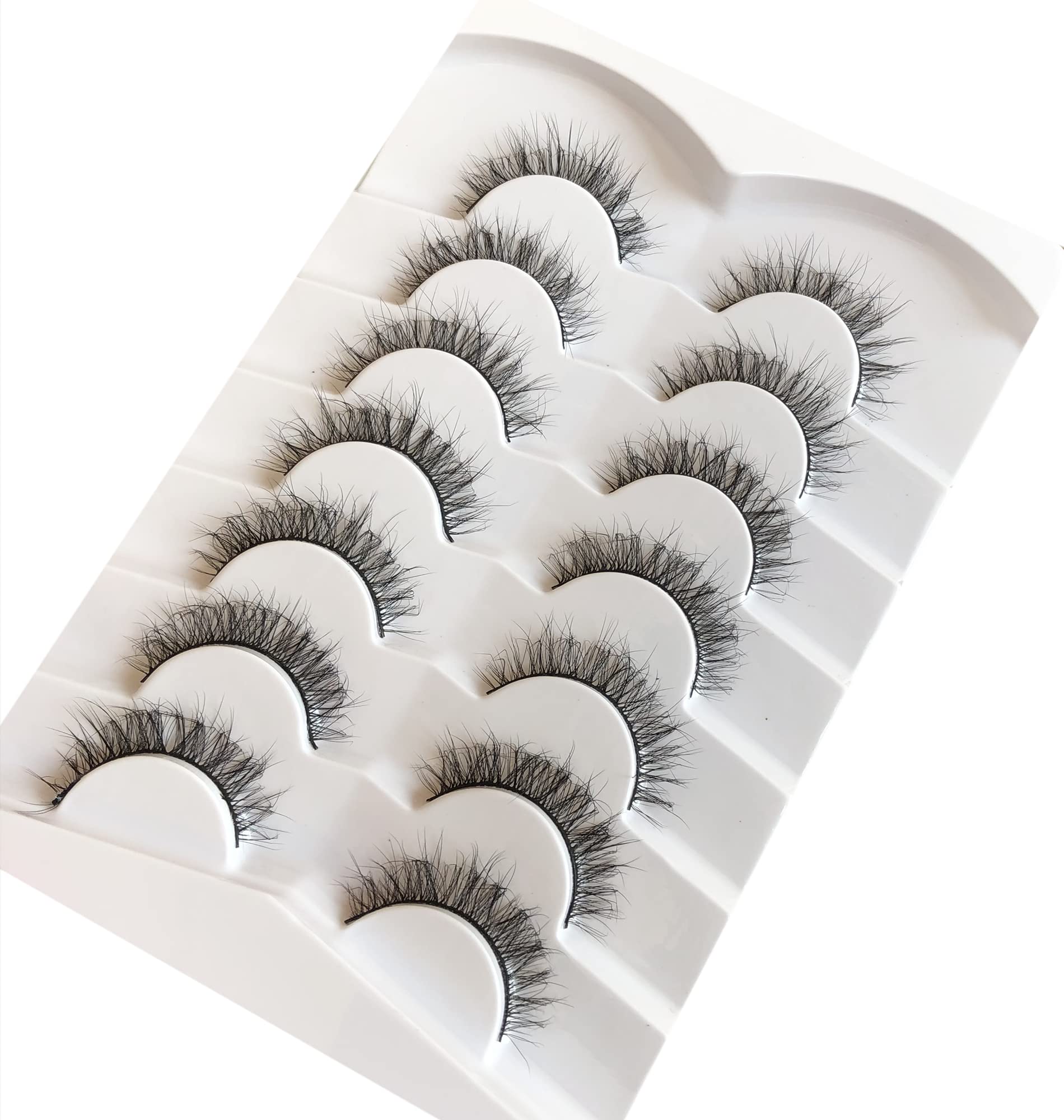 Pooplunch durable reusable lashes close-up showing up to 15 wears.