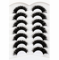 Pooplunch multi-layered criss-cross lashes for full volume