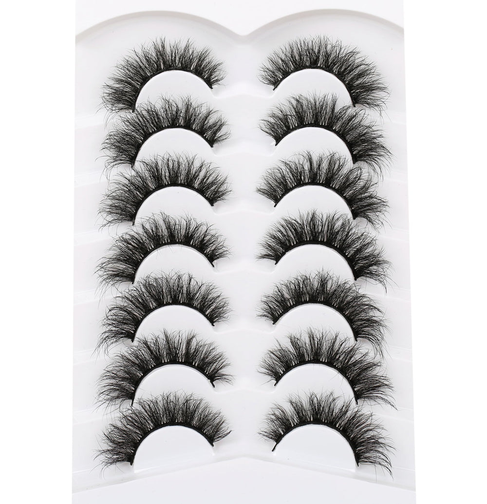 Pooplunch multipack 7-pairs lashes for multiple looks and value