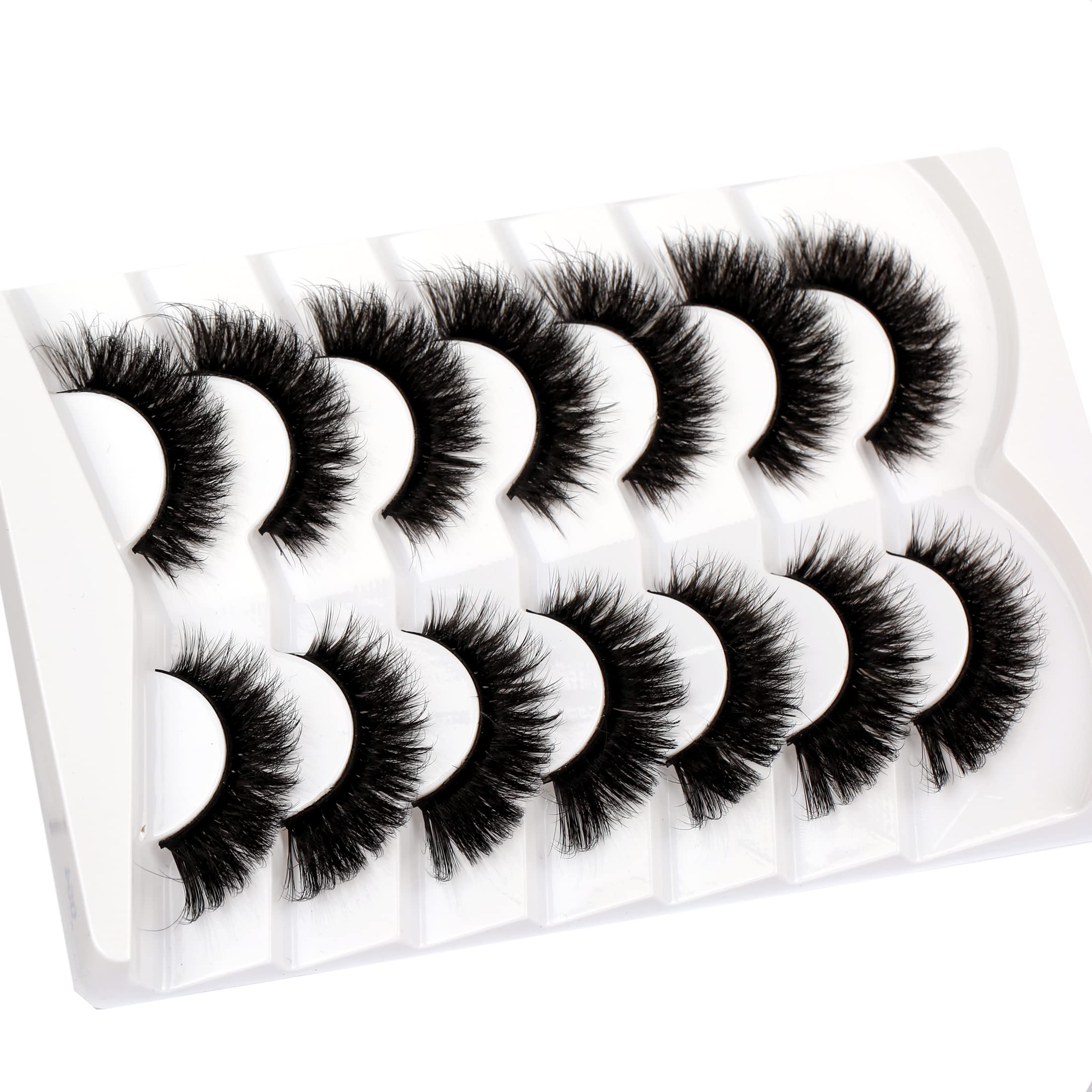 Pooplunch seven-pairs pack offering versatile lash looks
