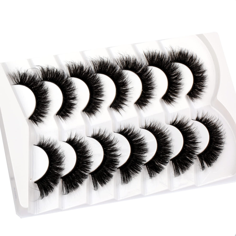 Pooplunch seven-pairs pack offering versatile lash looks