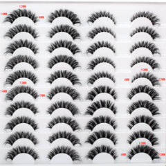 Pooplunch wispy full-volume lashes add subtle drama.