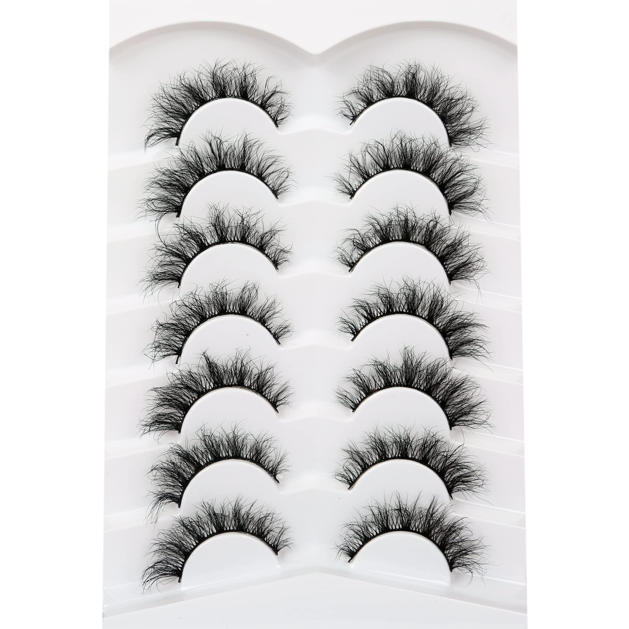 Pooplunch wispy volume 8D silk lashes add natural fullness.