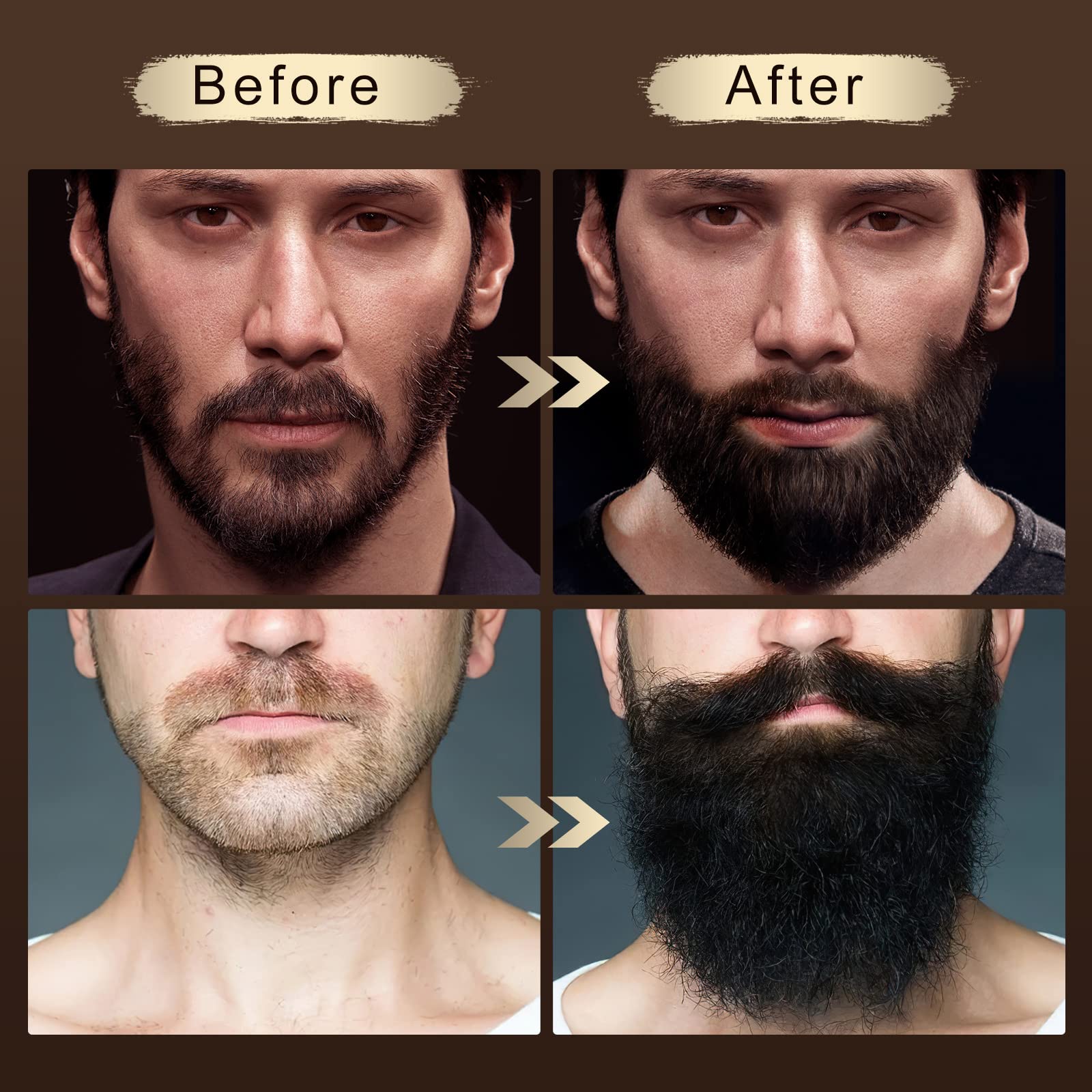 Pop Modern.C kit brosse barbe: répartit l'huile pour un rendu homogène.