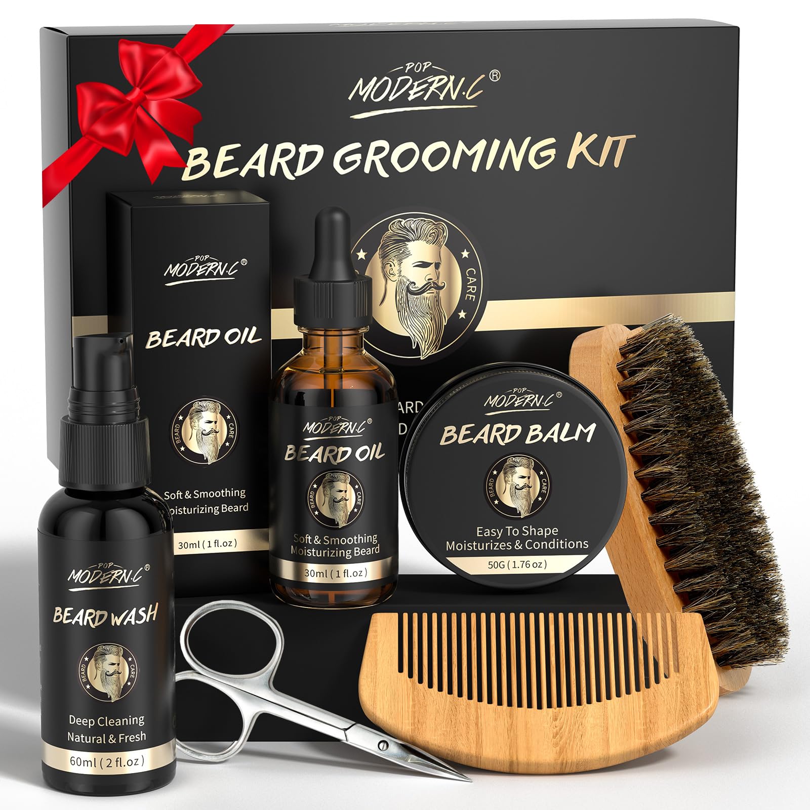 Pop Modern.C kit lavage barbe: nettoie en profondeur tout en préservant l'hydratation.