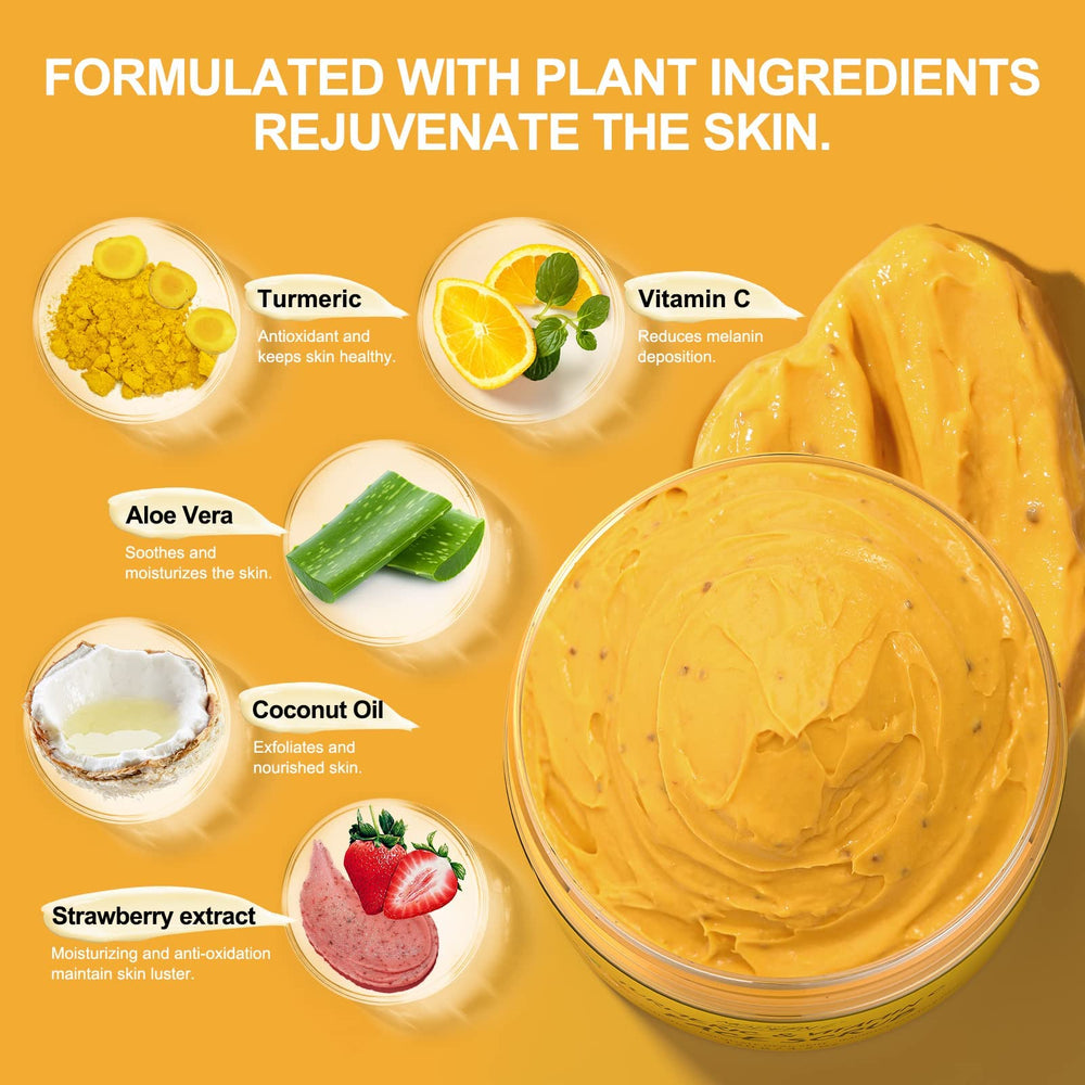 POP MODERN.C face scrub cream texture close-up showing creamy consistency