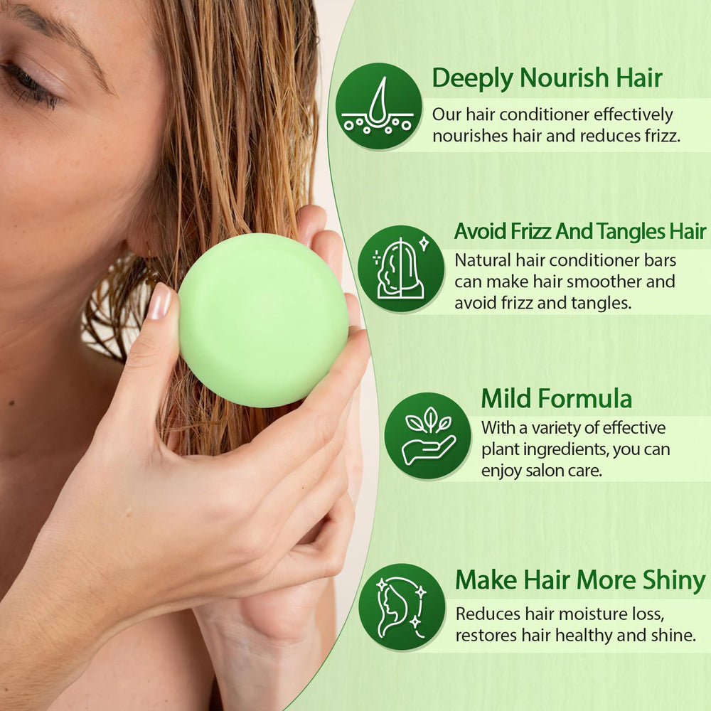 POP MODERN.C solid shampoo set with mesh pouch for travel and storage.