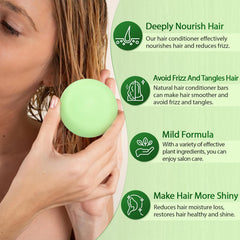 POP MODERN.C solid shampoo set with mesh pouch for travel and storage.