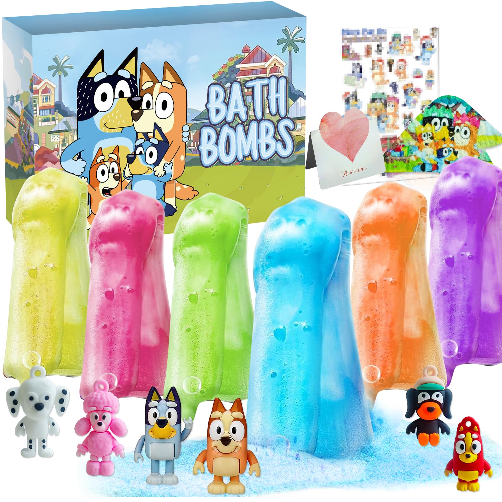 POPBATH kids bath bombs gift box featuring six potions for play