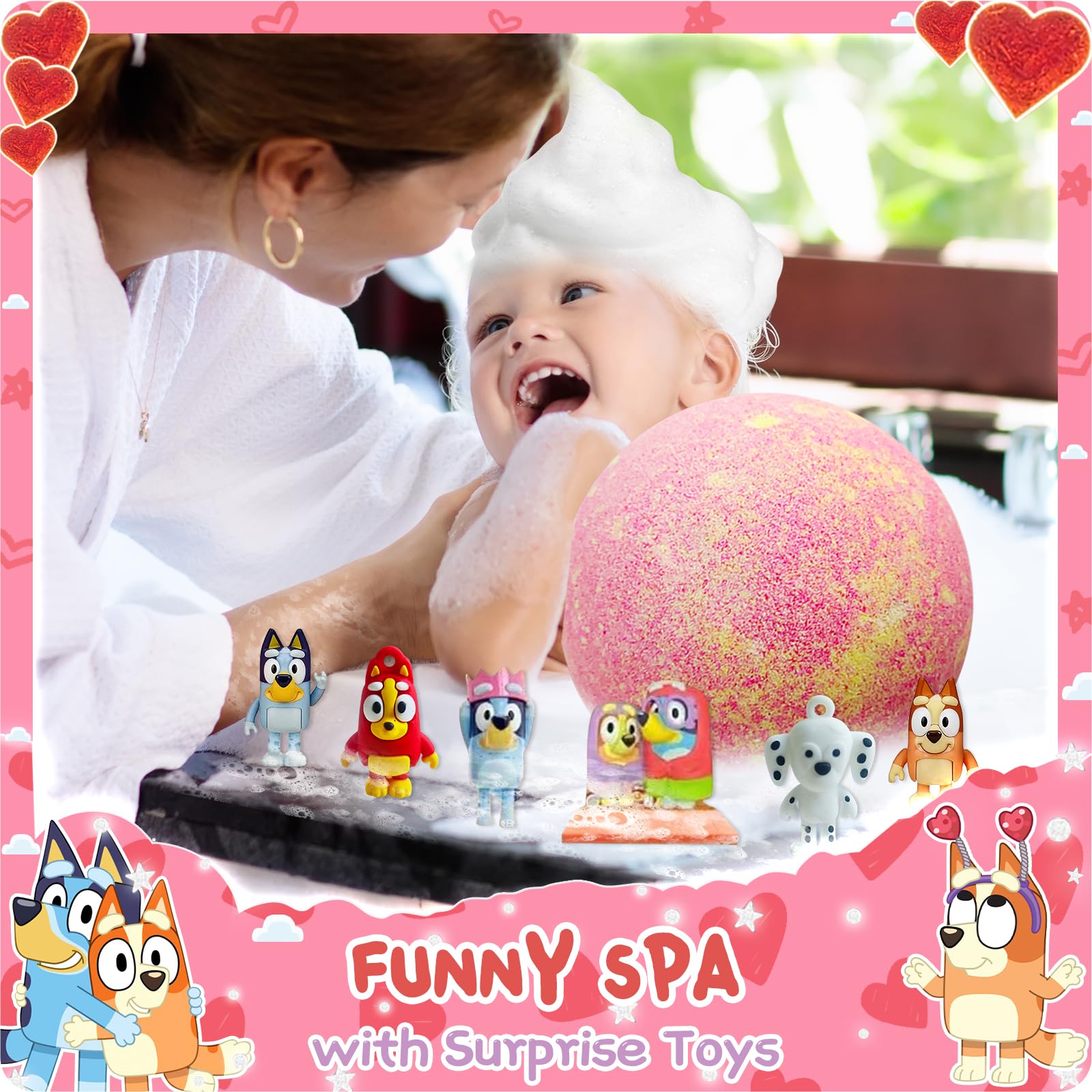 POPBATH natural pigments prevent tub stains while scenting.