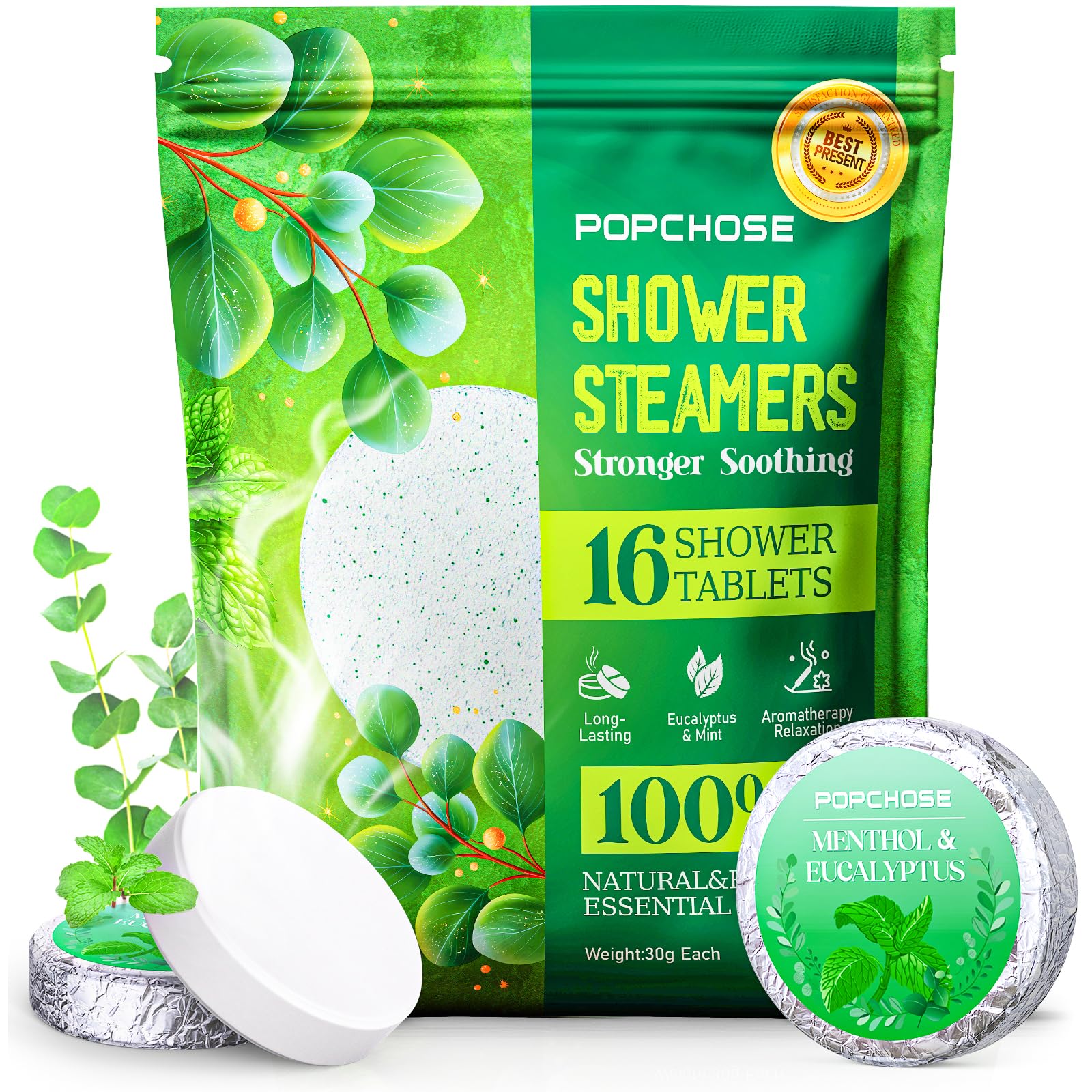 POPCHOSE gift-ready shower steamers perfect for gifting.