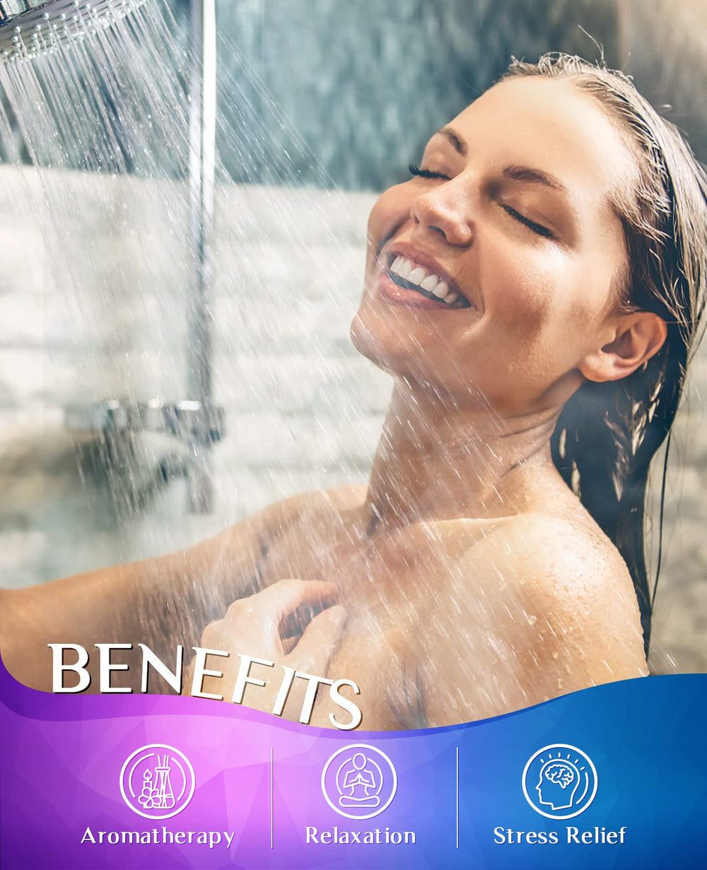 POPCHOSE Lavender steamers deliver soothing aromatics for a relaxing shower