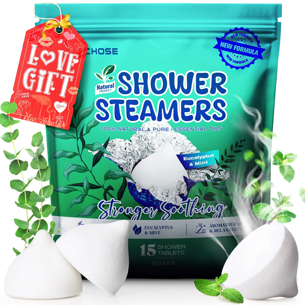 POPCHOSE chocolate-shaped shower steamer for a relaxing home spa moment.
