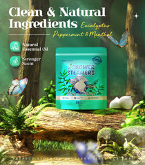POPCHOSE eucalyptus-mint aroma steamer for a refreshing bathroom scent.