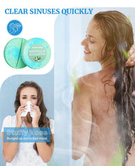 POPCHOSE Eucalyptus-Mint shower steamer helps stimulate focus and clarity.