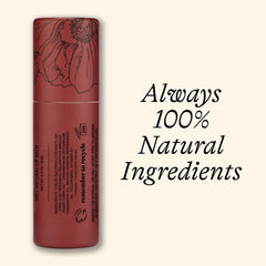 Poppy & Pout cinnamint lip balm tingling close-up on lips