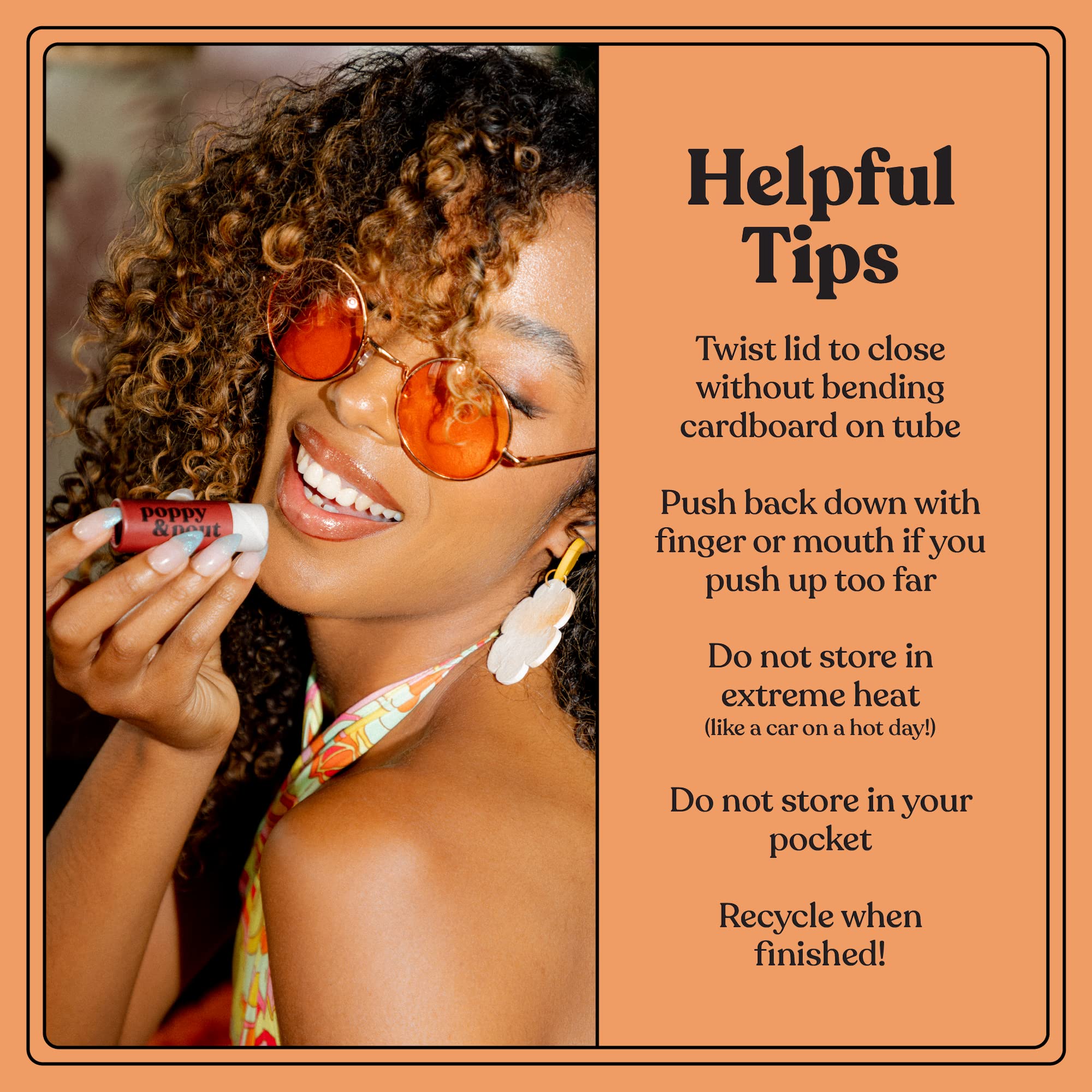 Poppy & Pout Soft lips hydration for daily use.