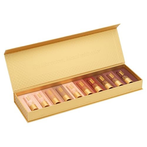 Sustainable cardboard tubes from Poppy & Pout for eco-friendly lip color.
