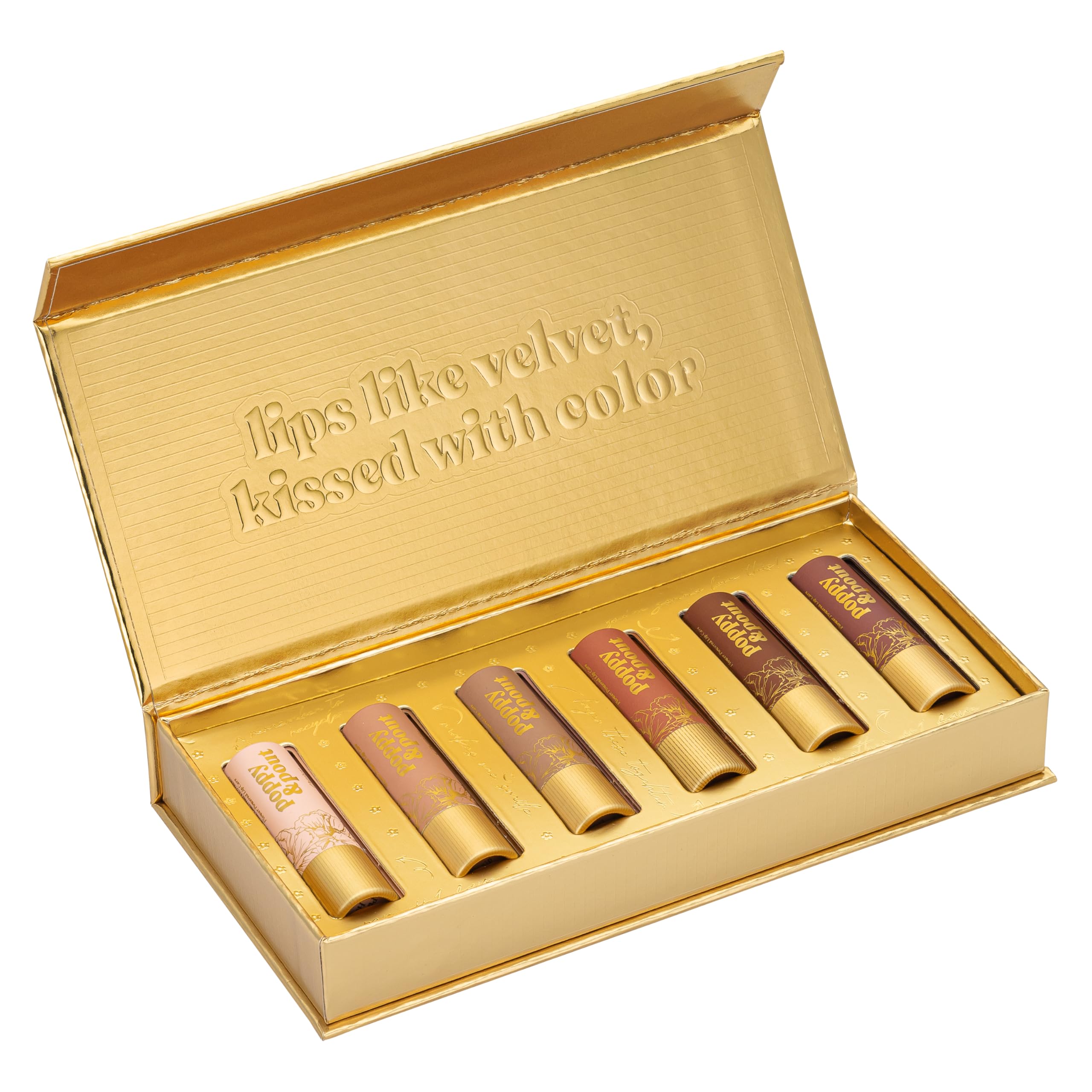 Poppy & Pout sustainable cardboard tubes reduce waste while delivering color.
