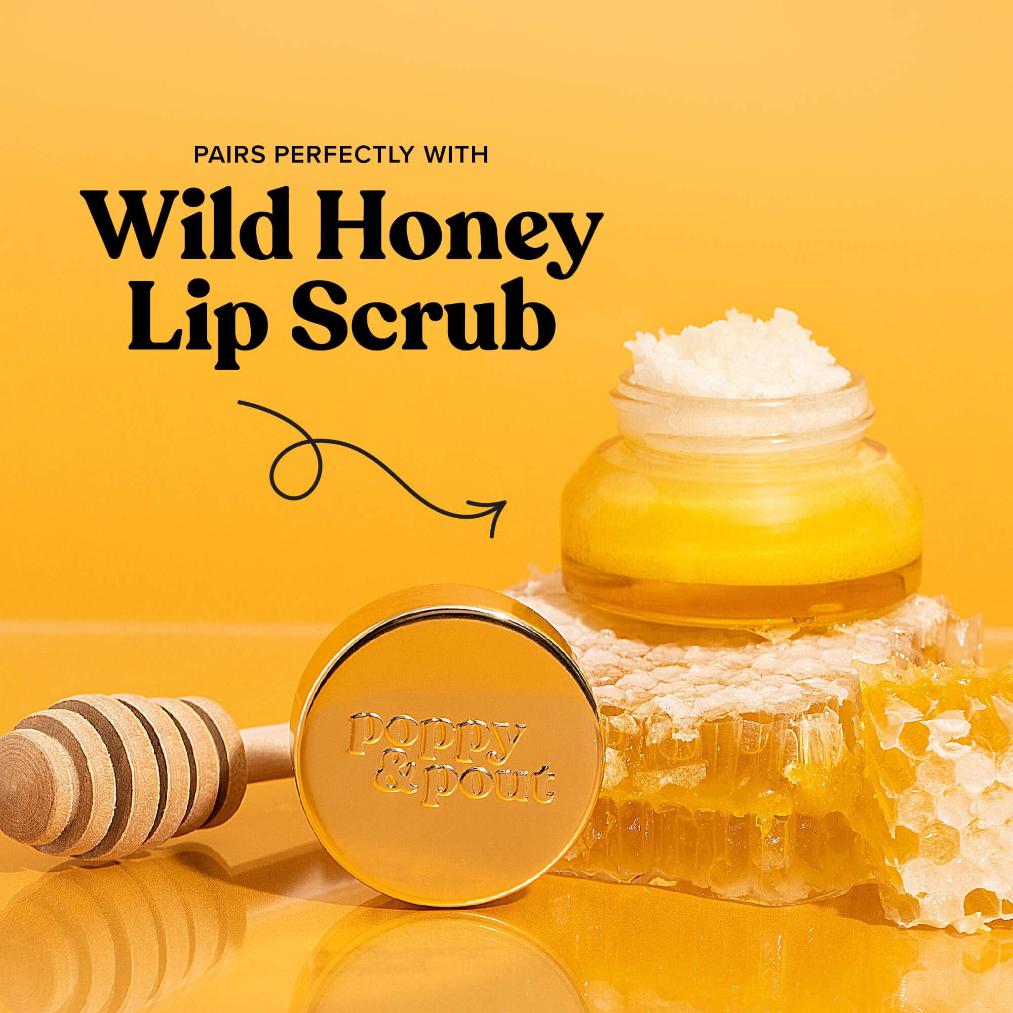 Close-up of jumbo lip balm tube showing texture