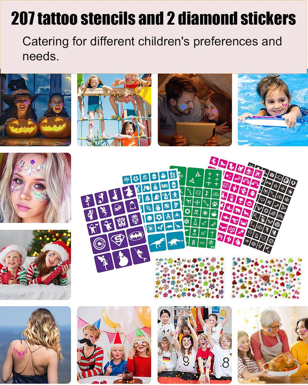 POPUBABI fluorescent glitter glows at night for extra sparkle