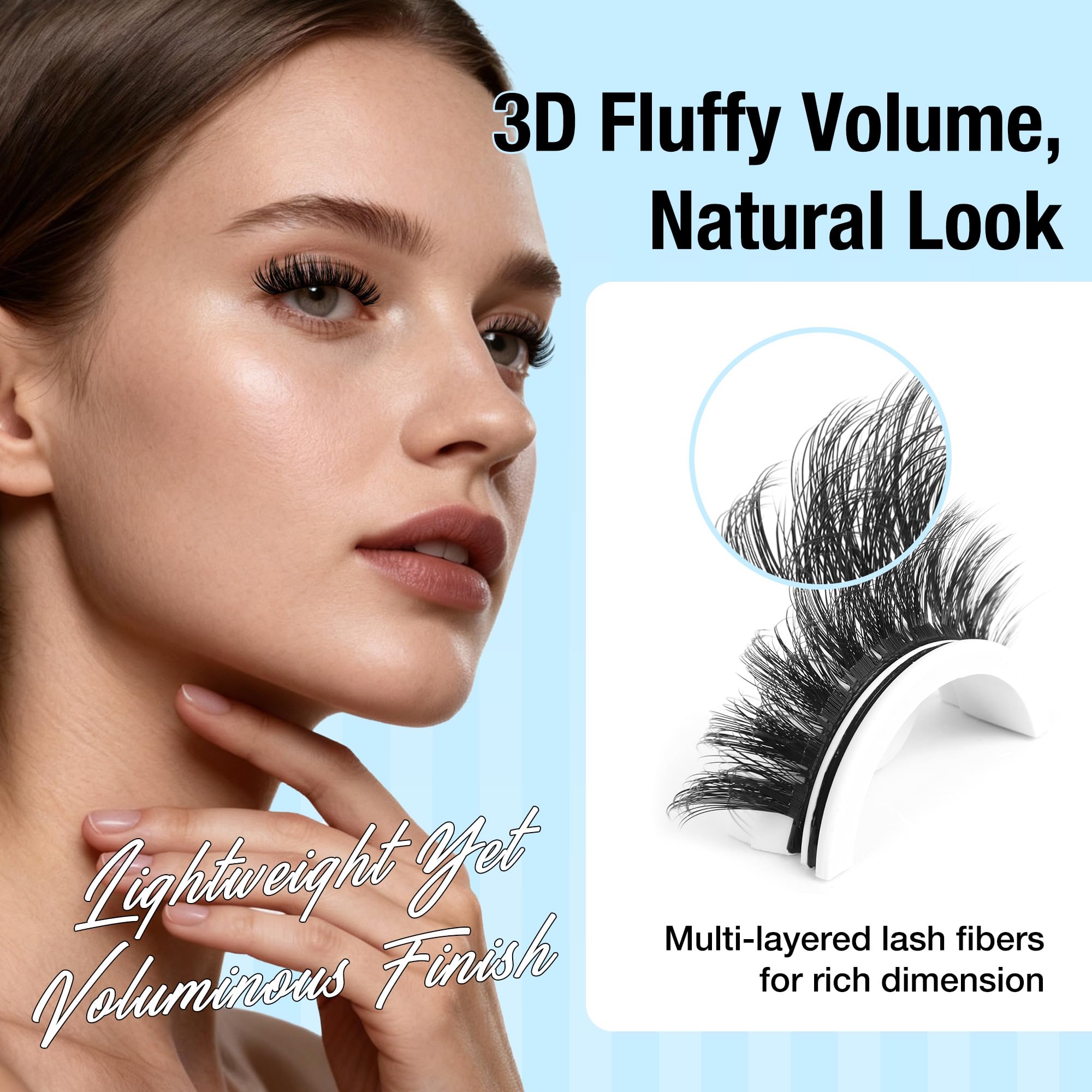 PopUp built-in liner-effect lashes create defined eyes in seconds.