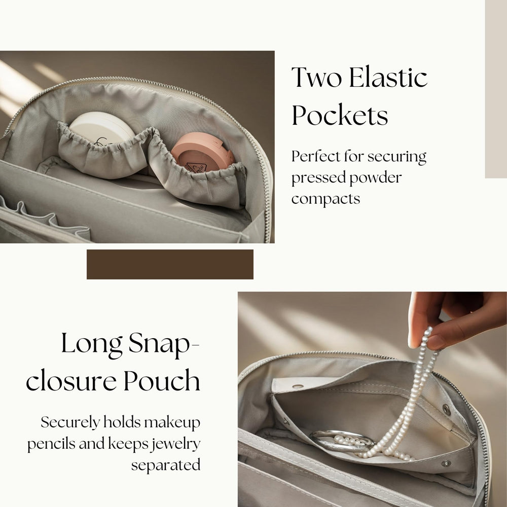 Popvibe Dual Zippers and Handle provide secure closure and easy transport