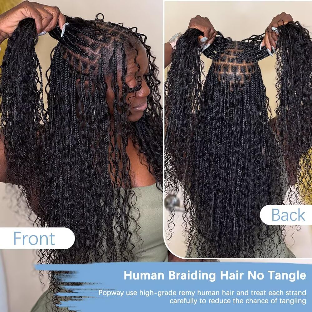 Popway boho braids-ready hair suitable for box braids and twists